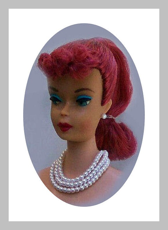 Vintage Doll Pearl Drop Necklace Barbie Lil Miss Revlon