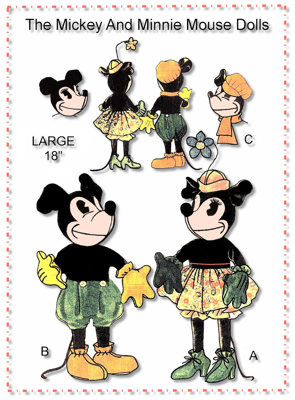 Mccalls Pattern Mickey Mouse - Etsy