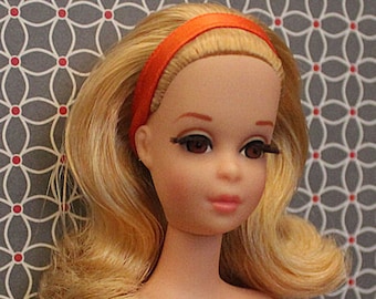Reproduction Orange Headband Made For No Bangs Francie