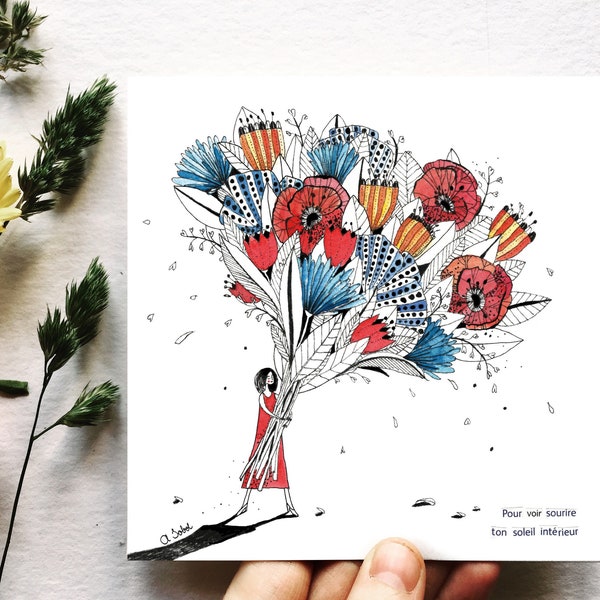 BOUQUET greeting card