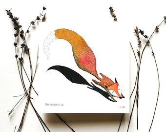Carte de voeux - RENARD