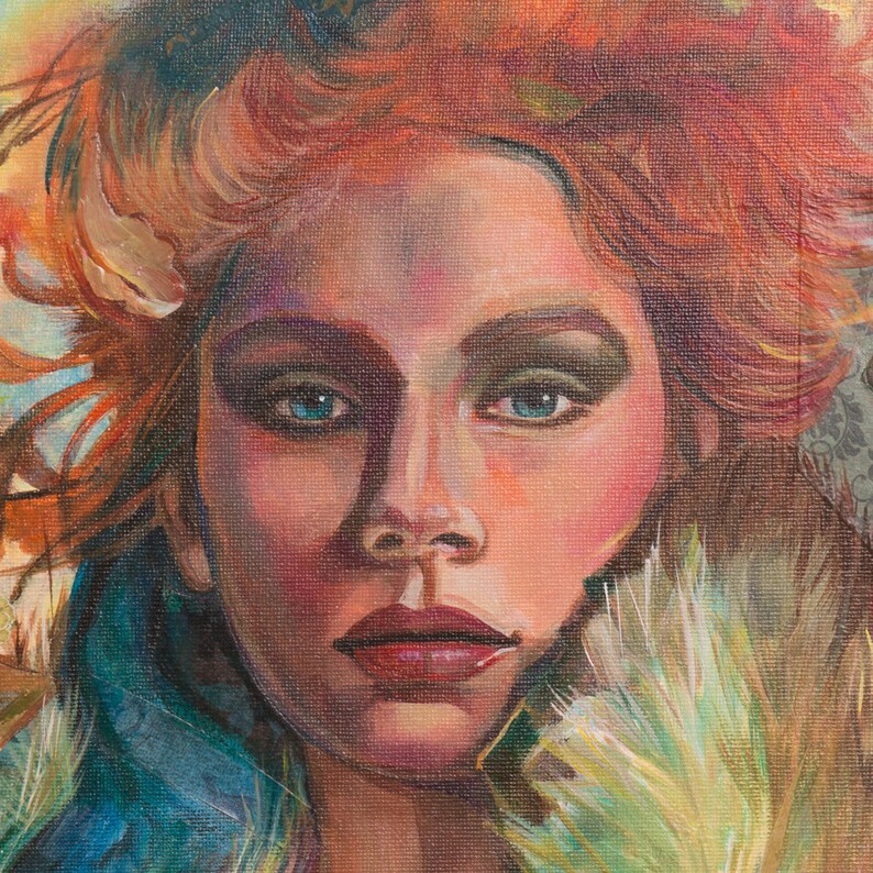 Mixed Media Art Abstract Art Original Art Figurative Etsy