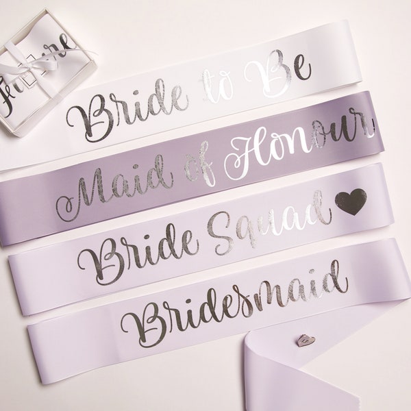 Custom Hens Party Sashes With Pin Included / Bachelorette Party Sash / Birthday Sash /Bride To Be Sash / Future Mrs Sash / Premium Grosgrain