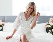 Lace Bridal Robe // Bridesmaid Robes // Robe // Bridal Robe // Bride Robe // Bridal Party Robes // Bridesmaid Gifts // Grace