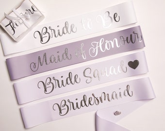 Custom Hens Party Sashes With Pin Included / Bachelorette Party Sash / Birthday Sash /Bride To Be Sash / Future Mrs Sash / Premium Grosgrain