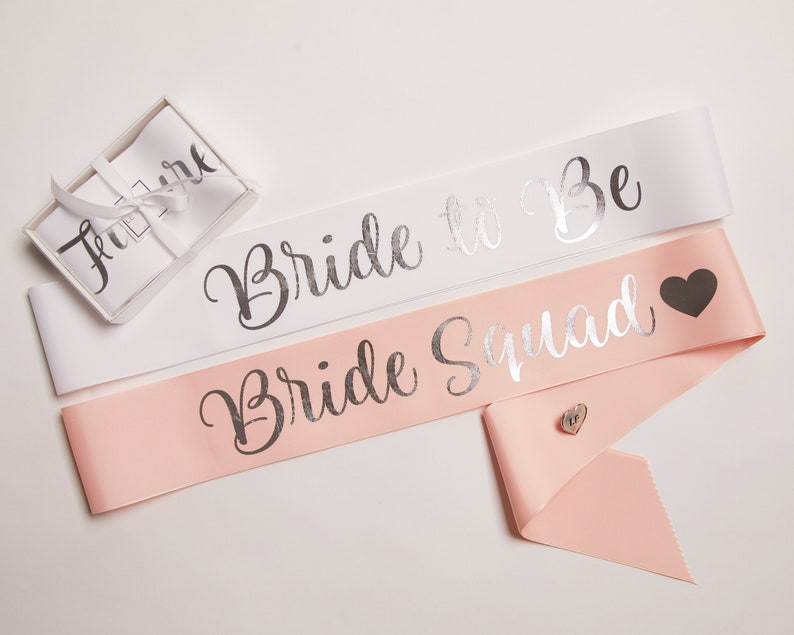 Custom Hens Party Sashes With Pin Included / Bachelorette Party Sash / Birthday Sash /Bride To Be Sash / Future Mrs Sash / Premium Grosgrain image 4