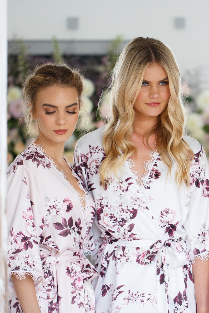 Bridesmaid Robes / Bridal Robe / Bridesmaid Gift / Robe / image 0