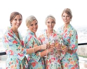 Bridesmaid Robes // Bridal Robe // Bride Robe // Bridal Party Robes // Bridesmaid Gift // Robe // Floral Robes