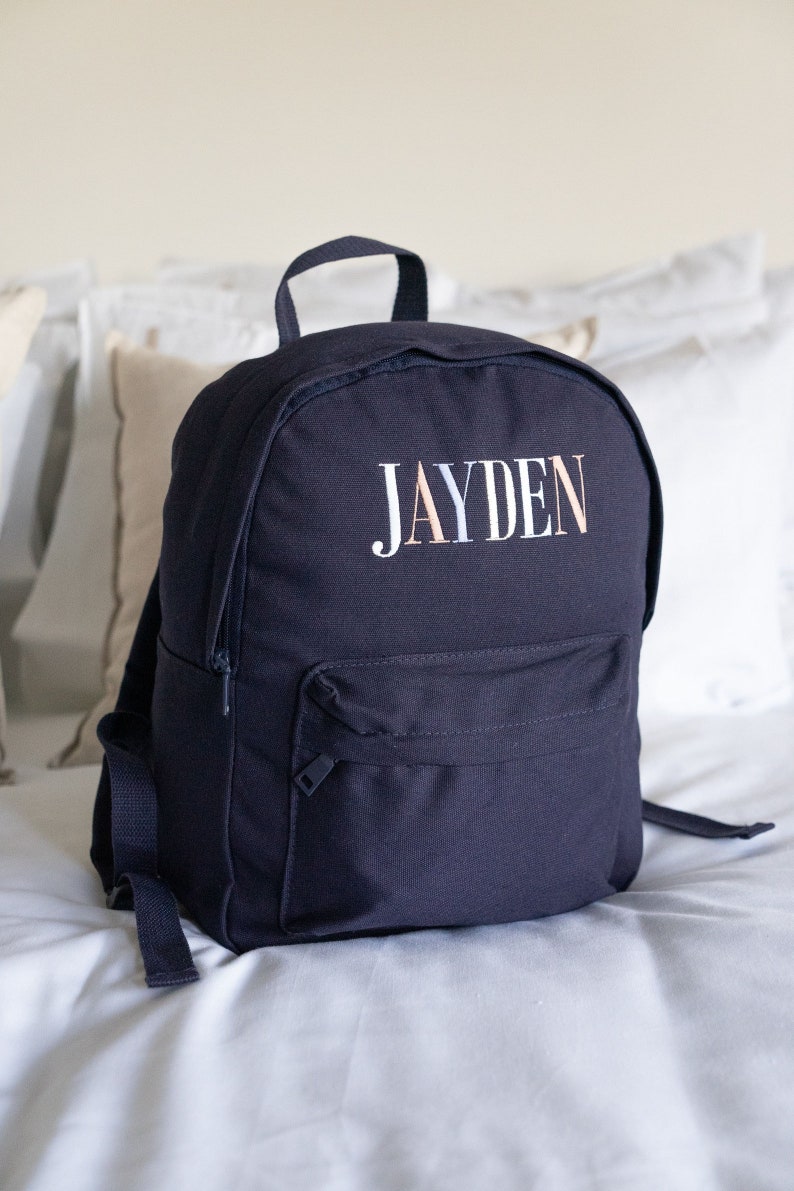 Child Personalised Back Pack /Duffle Bag/Children Gifts/Monogrammed School Bag/Back Pack/Hospital Bag /Personalized Gift/ Overnight BACKPACK image 7