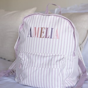 Child Personalised Back Pack /Duffle Bag/Children Gifts/Monogrammed School Bag/Back Pack/Hospital Bag /Personalized Gift/ Overnight BACKPACK image 2