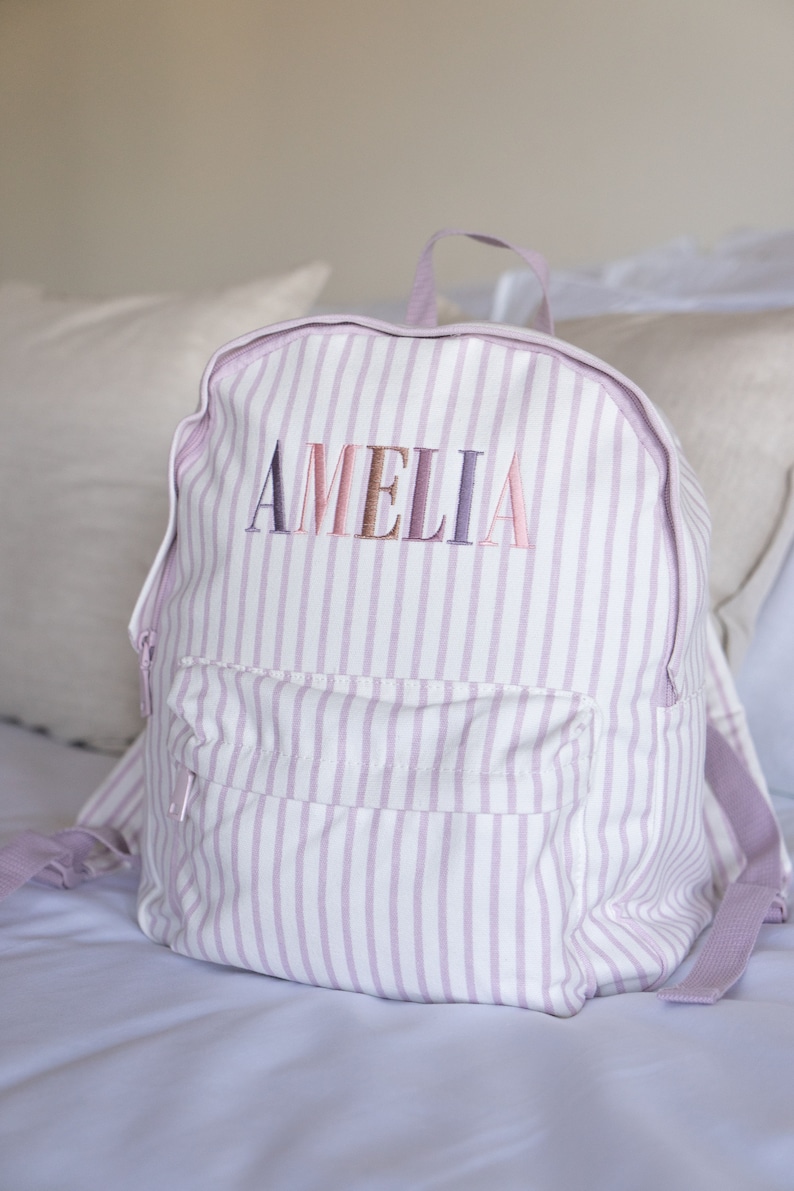 Child Personalised Back Pack /Duffle Bag/Children Gifts/Monogrammed School Bag/Back Pack/Hospital Bag /Personalized Gift/ Overnight BACKPACK image 2