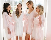 Lace Bridal Robe // Bridesmaid Robes // Robe // Bridal Robe // Bride Robe // Bridal Party Robes // Bridesmaid Gifts // Josie