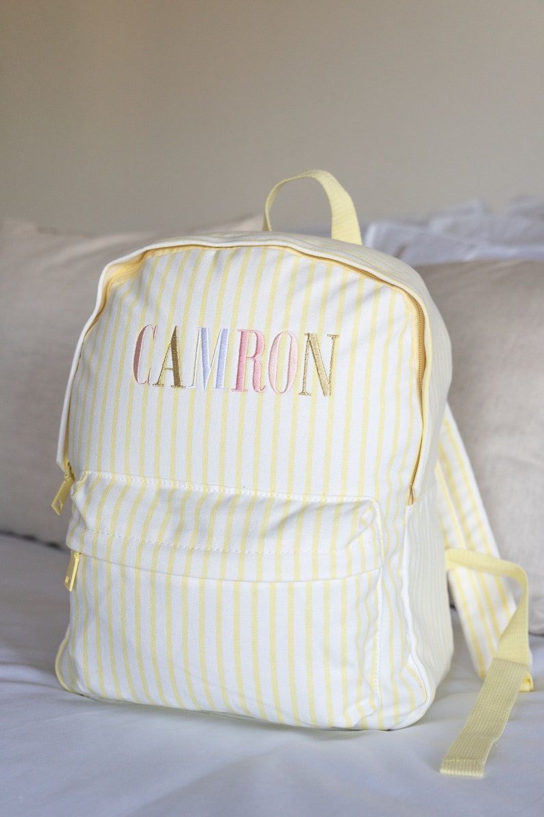 Child Personalised Back Pack /Duffle Bag/Children Gifts/Monogrammed School Bag/Back Pack/Hospital Bag /Personalized Gift/ Overnight BACKPACK image 3