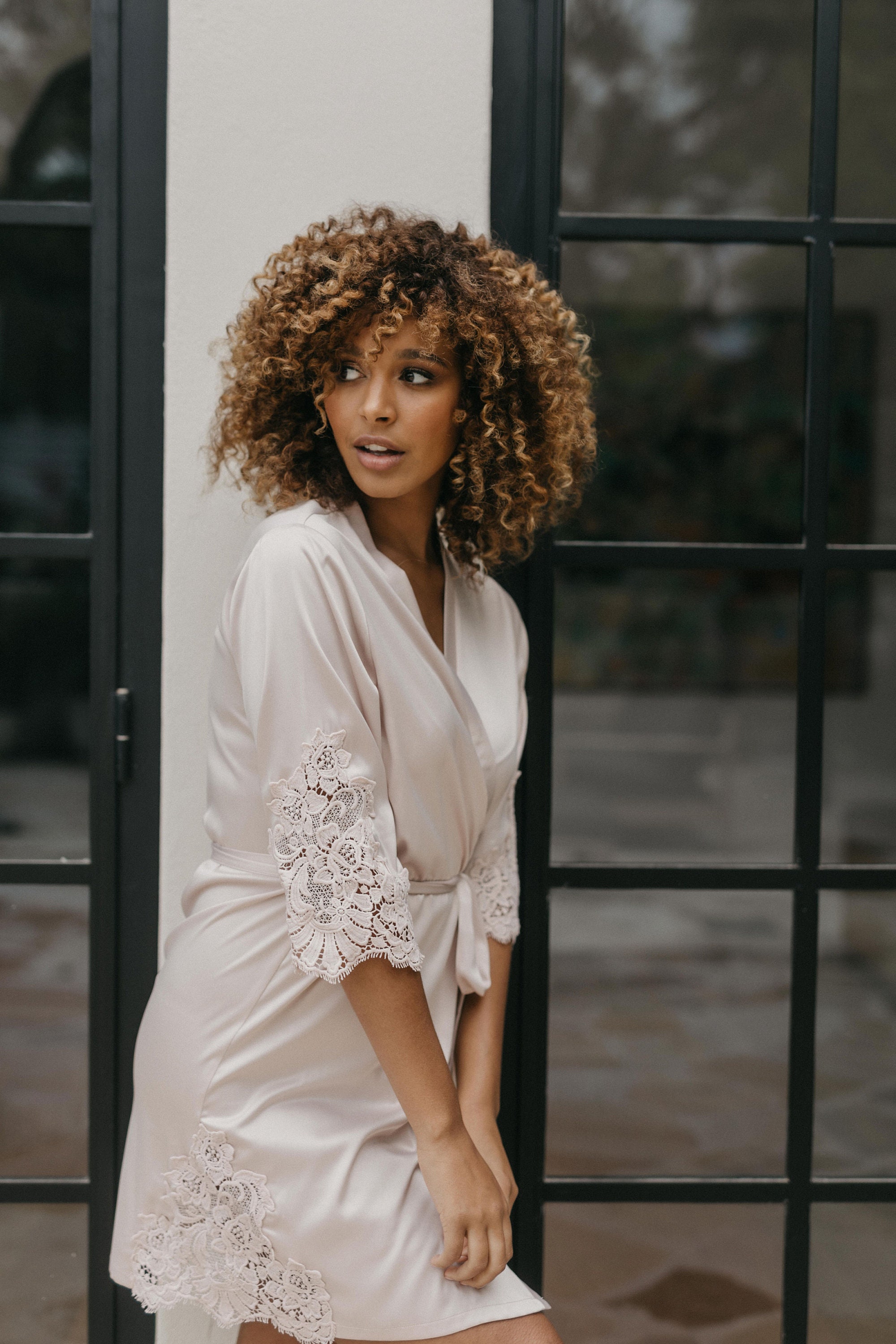 Lace Bridal Robe // Bridesmaid Robes // Bridal Robe // Bride | Etsy