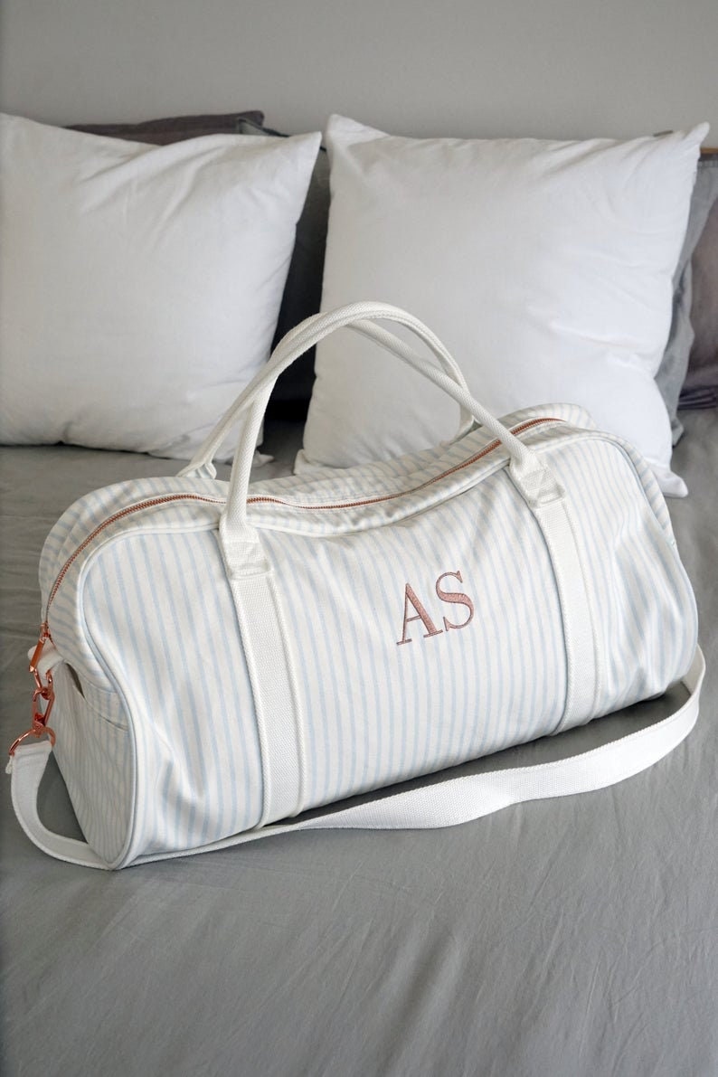 Personalised Bag //Duffle Bag //Bridesmaid Gifts //Monogrammed Etsy