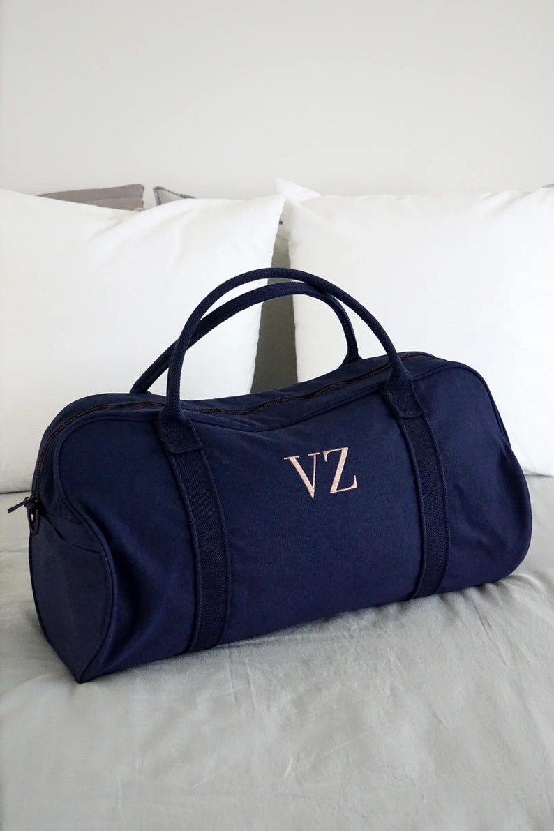 Personalised Bag / Duffle Bag / Baby Bag / Monogrammed Weekender Bags / Hospital Bag / ASPEN Duffle Bag / LARGE Navy