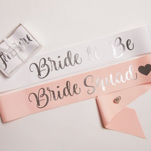 Custom Hens Party Sashes With Pin Included / Bachelorette Party Sash / Birthday Sash /Bride To Be Sash / Future Mrs Sash / Premium Grosgrain image 3