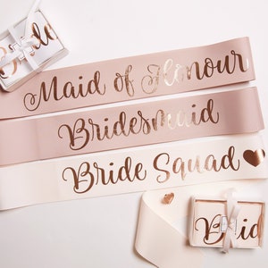 Custom Hens Party Sashes With Pin Included / Bachelorette Party Sash / Birthday Sash /Bride To Be Sash / Future Mrs Sash / Premium Grosgrain image 7