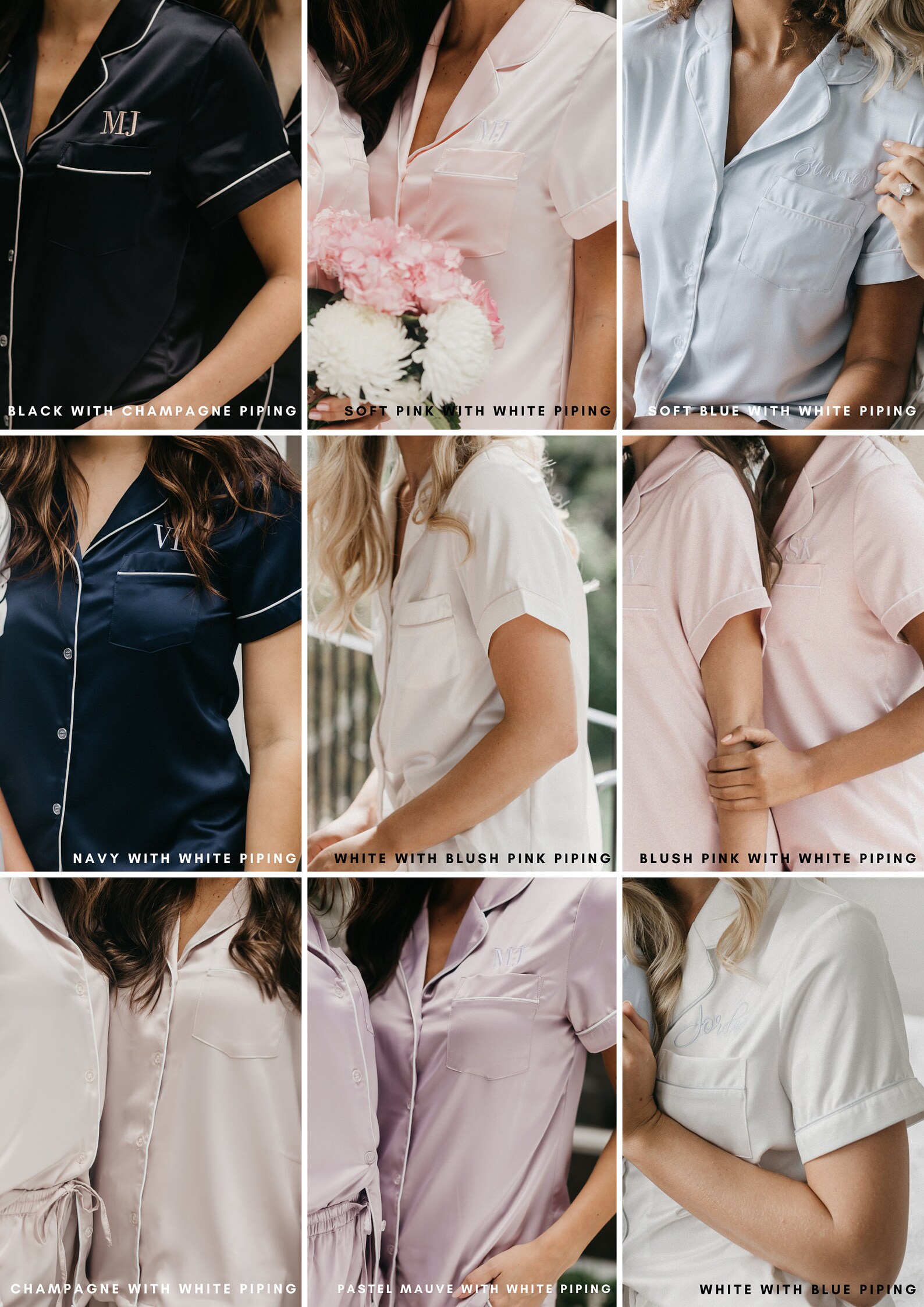 bridesmaid pjs