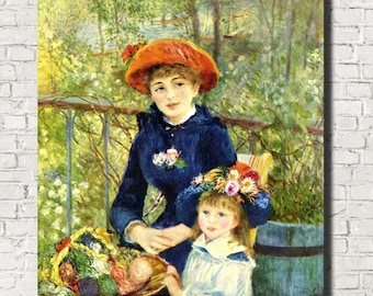 Pierre-Auguste Renoir, impressionistische Fine Art Print, op het terras