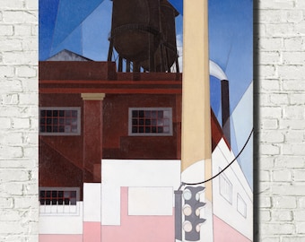 Charles Demuth Fine Art Print, And the Home of the Brave, Precisionism
