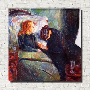 Edvard Munch The Sick Child 1907 Painting Photo Poster - Etsy 日本