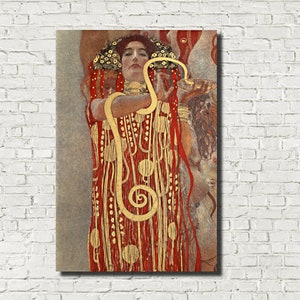 Gustav Klimt Fine Art Print, Hygieia, Göttin der Gesundheit