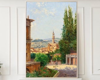 View Of Palazzo Vecchio From The Boboli Gardens, Florence, Antonietta Brandeis Fine Art Print