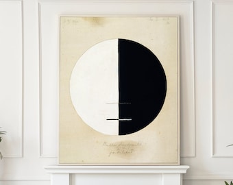 Punto de vista de Buda en la vida terrenal No. 3, Hilma Af Klint Abstract Fine Art Print