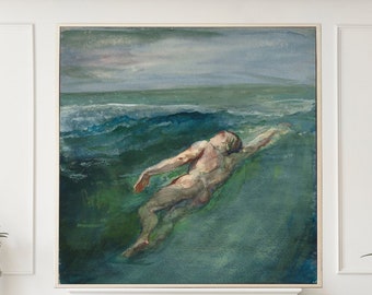 Swimmer, John La Farge Fine Art Print