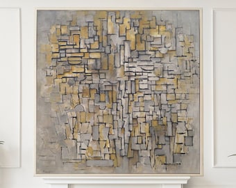 Tableau 2, Composition No. Vii--piet Mondrian Geometric Abstract