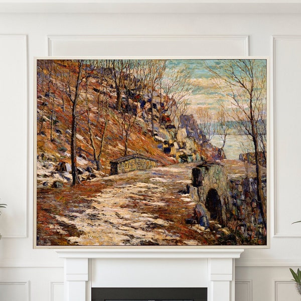 Road Down the Palisades, Ernest Lawson Fine Art Print