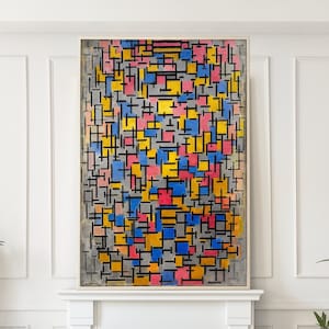 Piet Mondrian Fine Art Print, Komposition