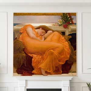 Flaming June, Frederic Leighton Fine Art Print