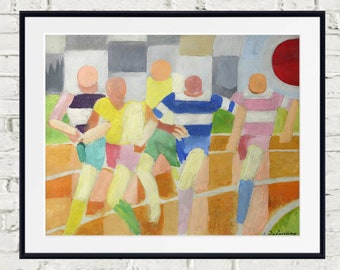 Robert Delaunay Print: Les Coureurs, Cubist Abstract Art - Etsy