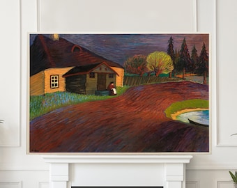 Souvenir, Marianne von Werefkin Landscape Fine Art Print