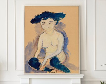 Portrait of Helene, Marianne von Werefkin Fine Art Print