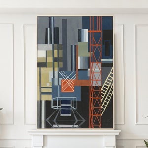 Constructivist Stage Design, Aleksandra Ekster Abstract Print