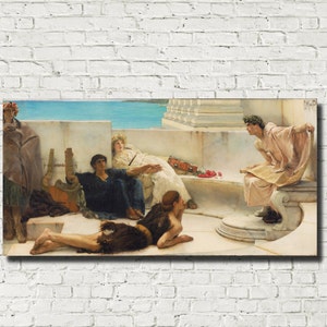 Reading from Homer, Lawrence Alma-Tadema Fine Art Print