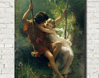 Pierre Auguste Cot Fine Art Print : Springtime