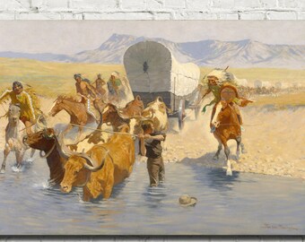 Frederic Remington, Impresión artística: Los emigrantes