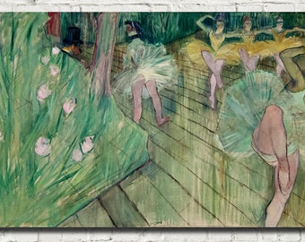 Henri de Toulouse-Lautrec Fine Art Print, Ballet Scene