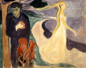 Edvard Munch Fine Art Print, Separation