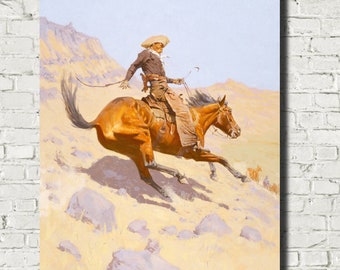 Frederic Remington, Impresión de Bellas Artes: El vaquero