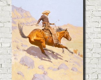 Frederic Remington, Fine Art Print : The Cowboy