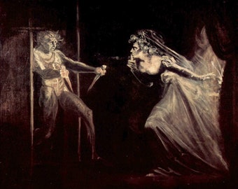 Henry Fuseli Fine Art Print, Lady MacBeth Seizes the Daggers