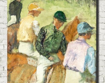 Edgar Degas, Fine Art Print : Four Jockeys