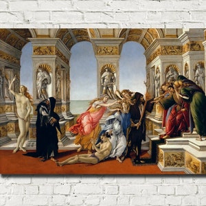 Sandro Botticelli Fine Art Print : Calumny of Apelles