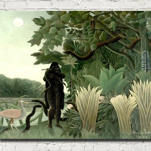Henri Rousseau, Post- Impressionist Fine Art Print, The Snake Charmer