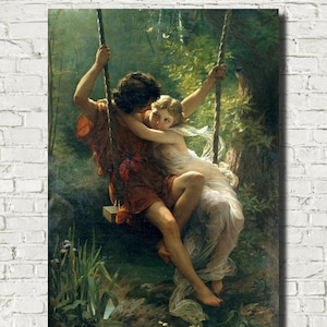 Pierre Auguste Cot Fine Art Print : Springtime